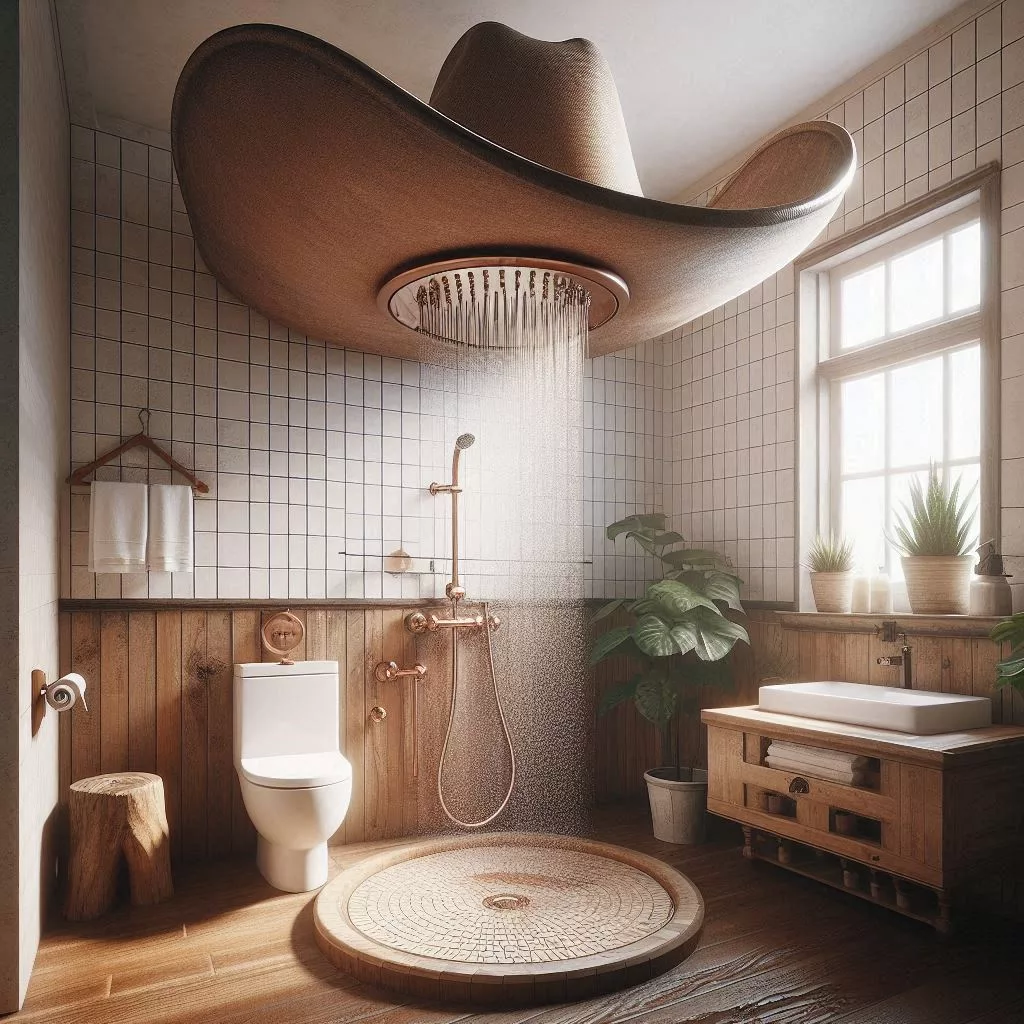 Cowboy-Hat-Shaped-Shower