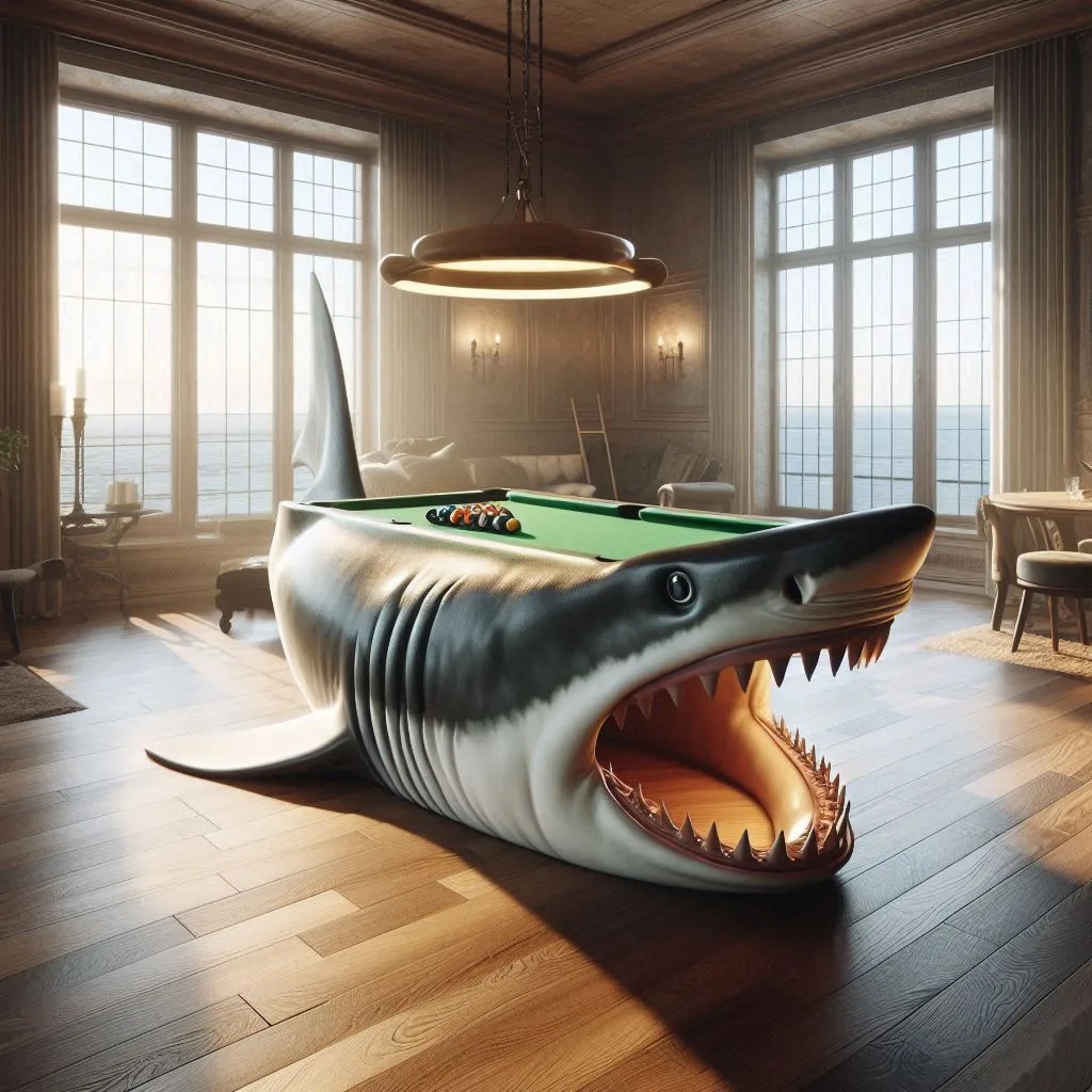 Shark-Inspired-Pool-Table