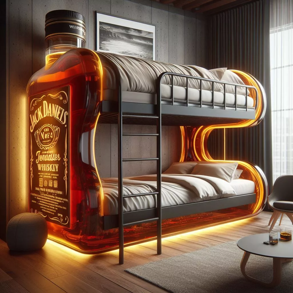 Wine-Bottle-Shaped-Bunk-Bed