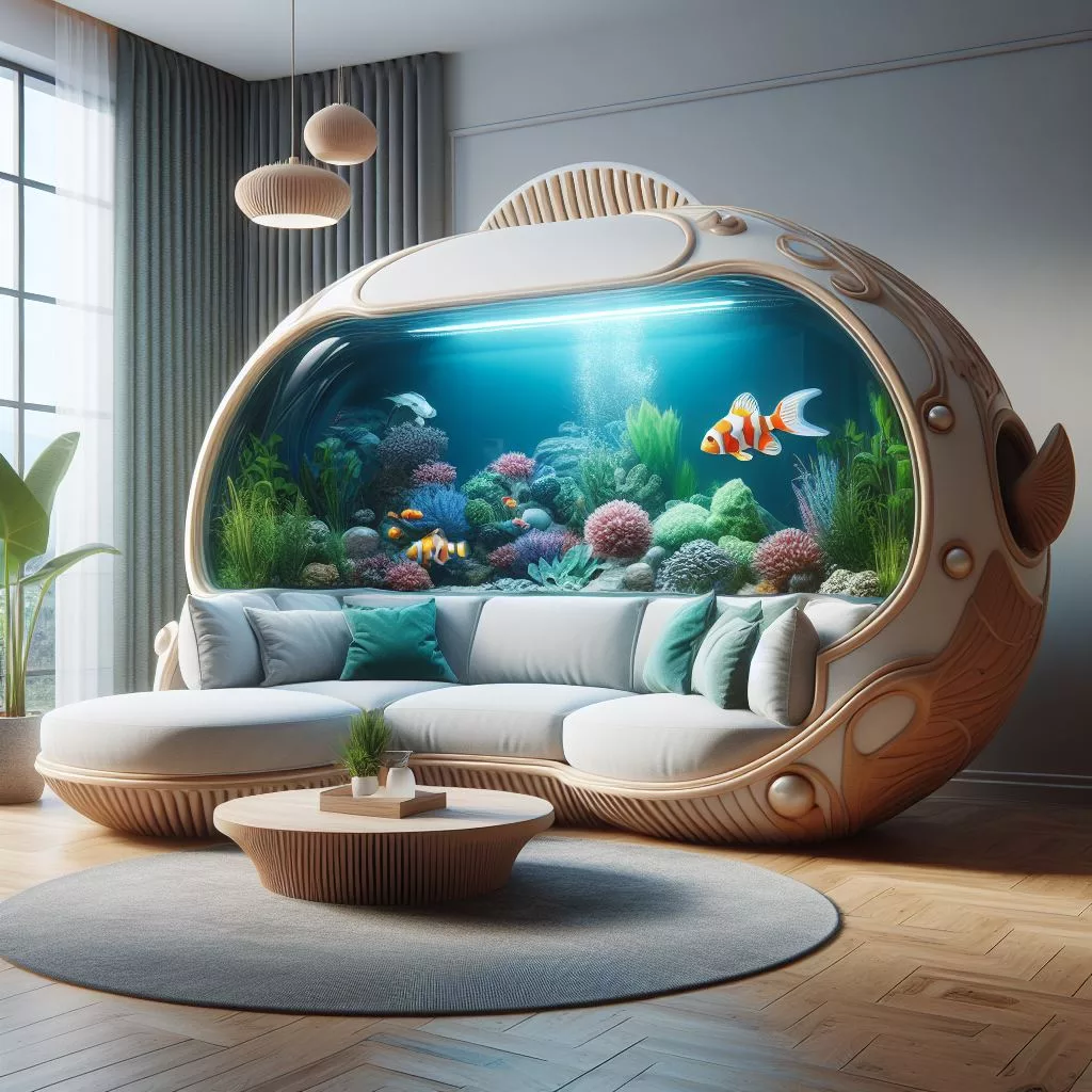 Aquarium-Inspired Sofa