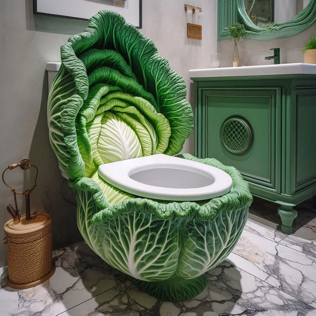 Cabbage-Shaped-Toilet