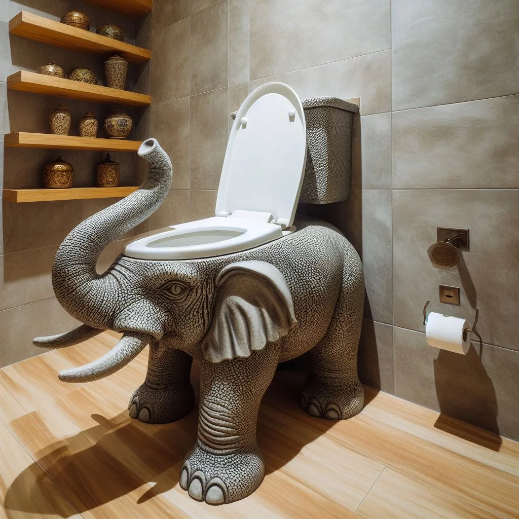 Elephant-Shaped-Toilet