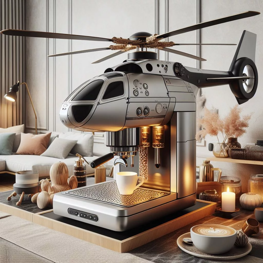 Helicopter-Shaped-Coffee-Maker