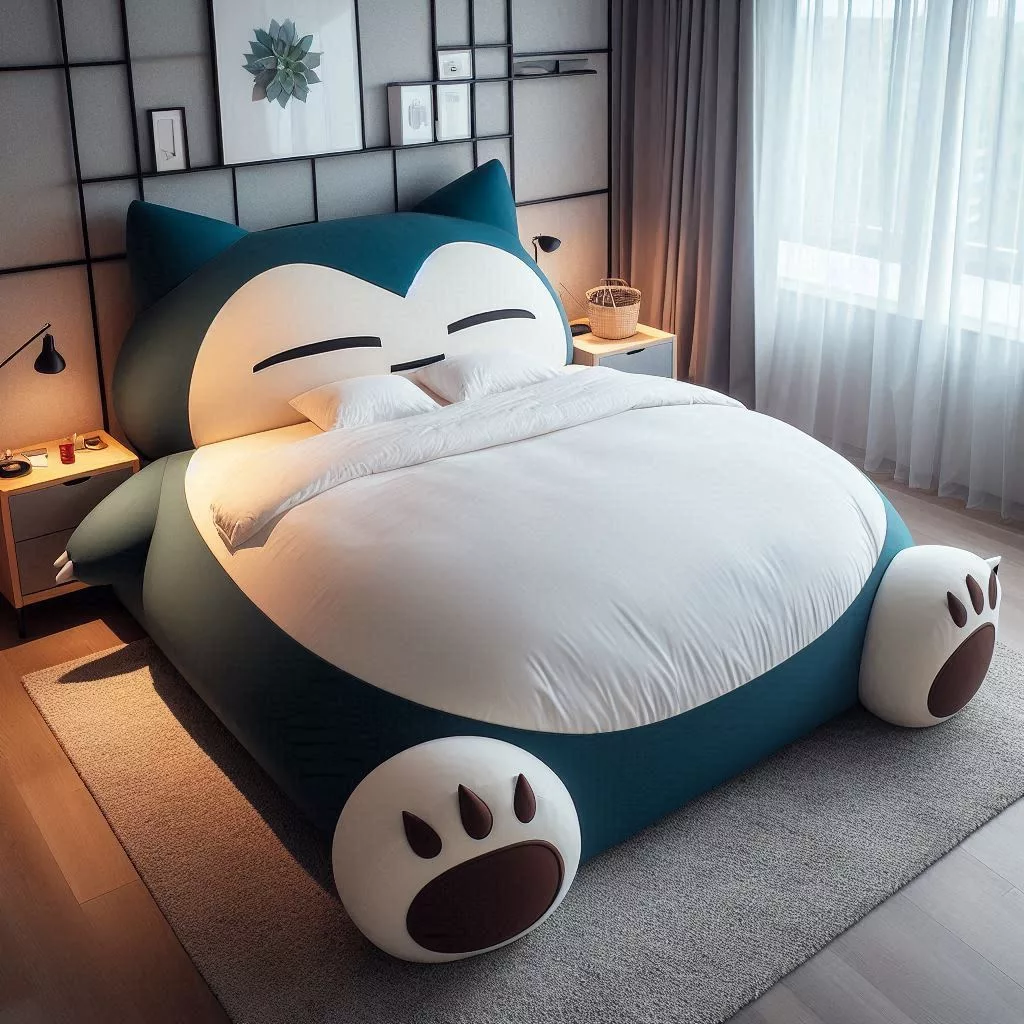 Pokemon-Shaped-Bed