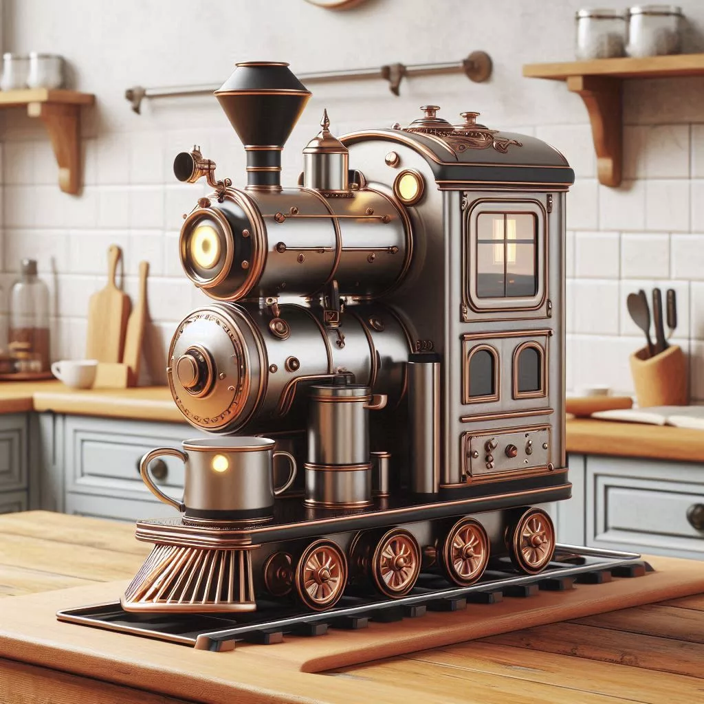 Train-Shaped-Coffee-Machine