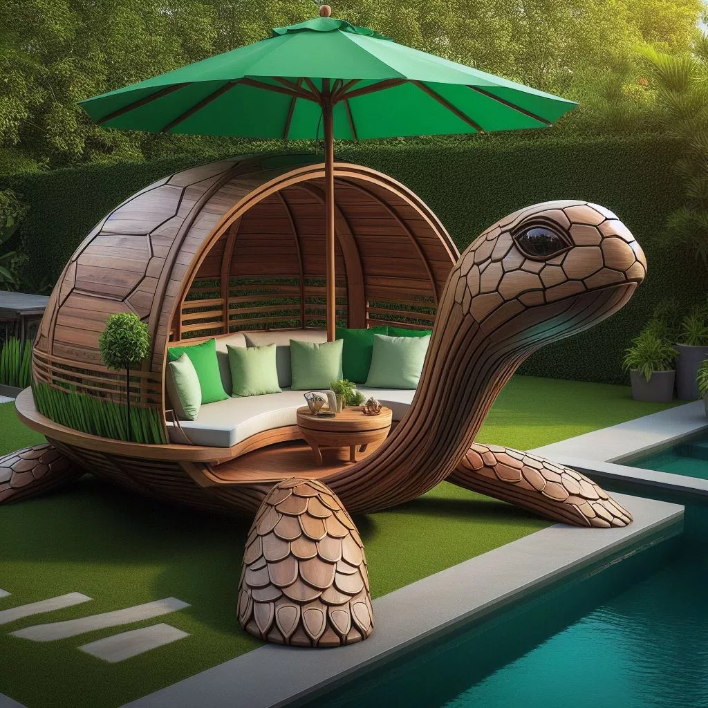 Turtle-Shaped-Outdoor-Seating