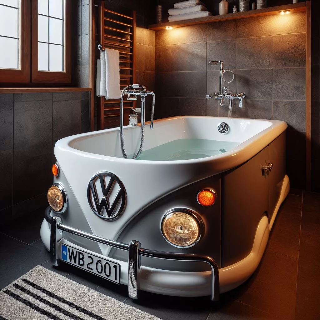 Volkswagen-Shaped-Bathtub