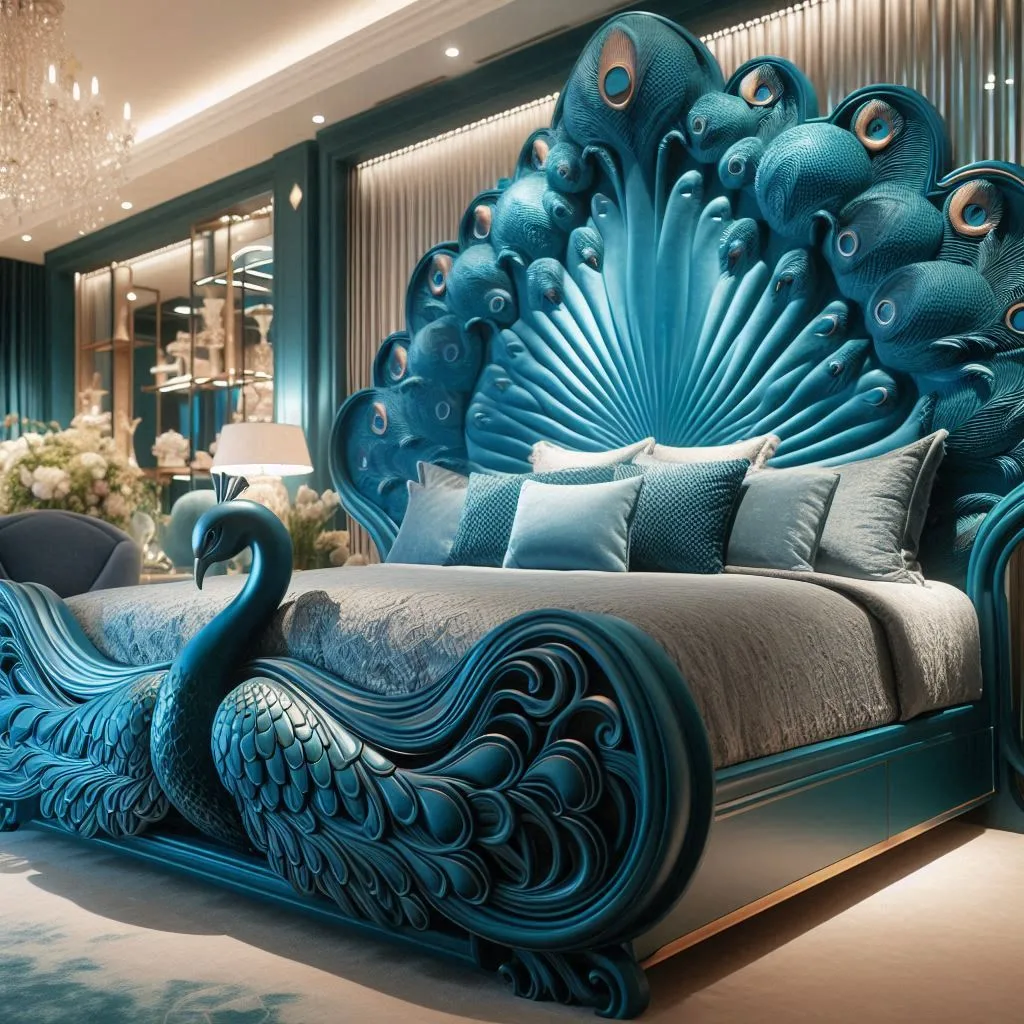 peacock-shaped-bed